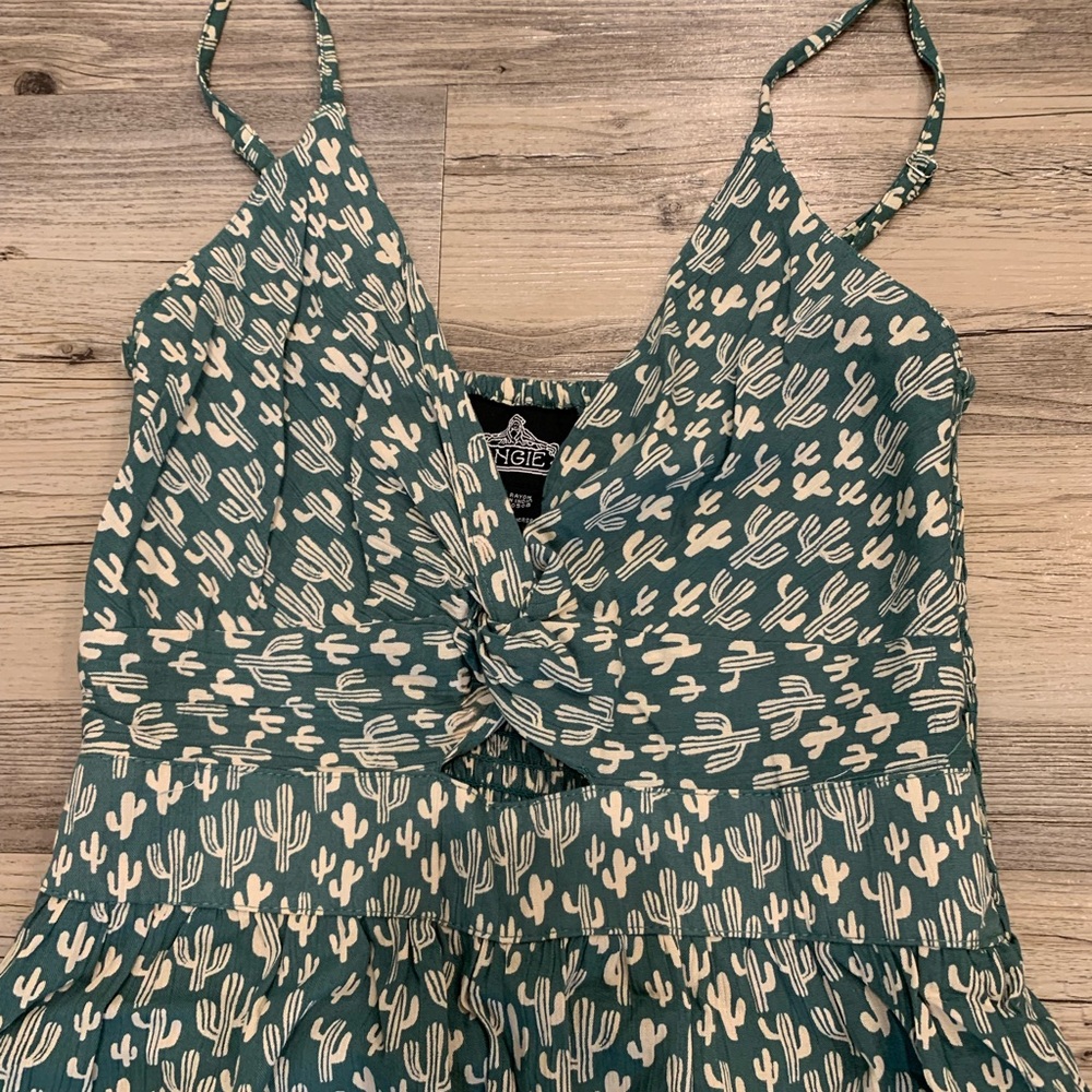 Angie Green Cactus Jumpsuit